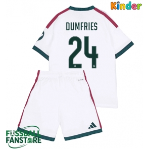 Real Madrid Denzel Dumfries #24 Replik Heimtrikot Kinder 2026-27 Kurzarm (+ Kurze Hosen)